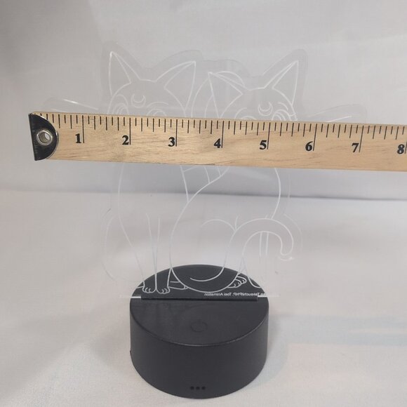 Sailor Moon Cat Etched LED Lamp Light Naoka Takeuchi Toei Just Funky Luna - Picture 11 of 16